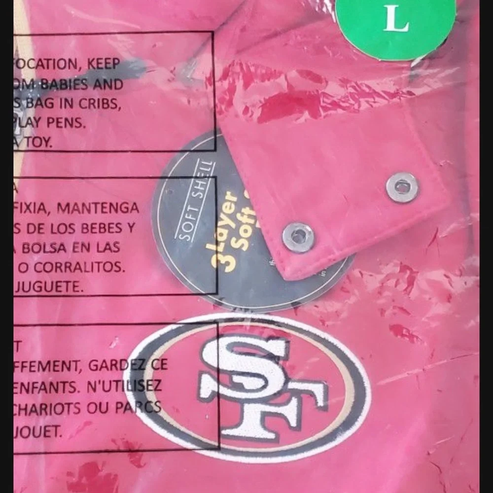 🔥San Francisco 49ers, NFL Soft Shell Coat -NWT - Picture 5 of 6